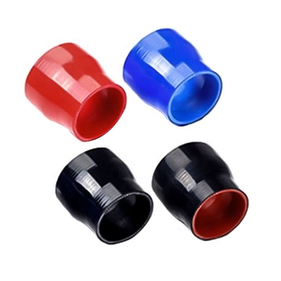 100% Silicone 2.5&quot; Red Blue Black To 3&quot; Auto Car Turbo Coupler Tube ID 63-76mm Universal Straight Rubber Reducer Hose Silicone Coupling Hose